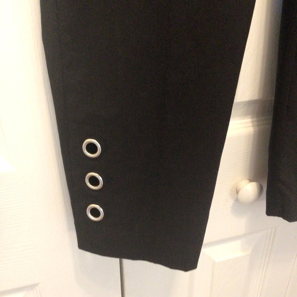 Zac & Rachel Womens Black Pull On Tummy Control Shaper Capri Pants Size Small - Picture 5 of 9